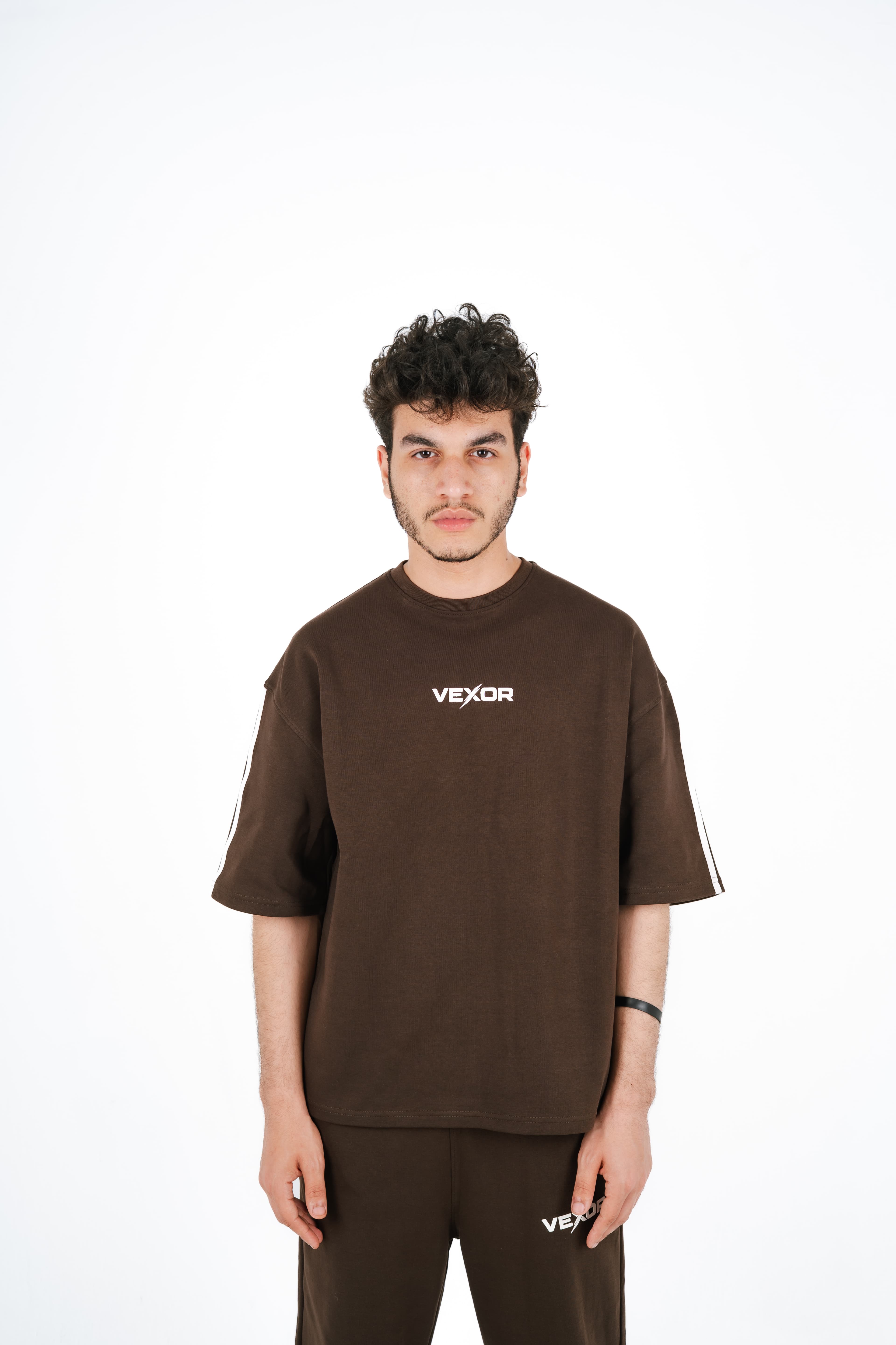 Brown Boxy Fit T-shirt
